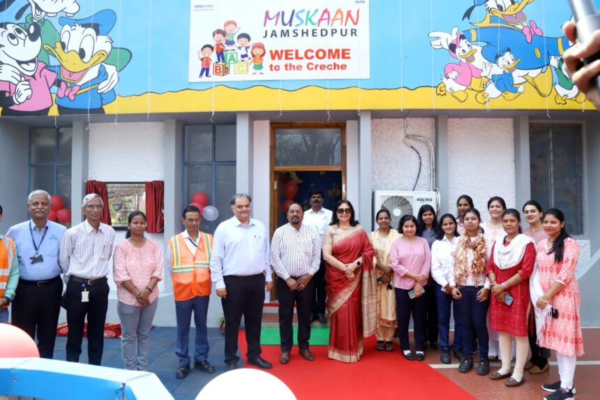 Tubes Division inaugurates Creche facility Muskan, The 2400 square feet facility next to General Office building of Tubes Division inaugurated by Ruchi Narendran