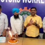 Birthday of Tata Motors Workers Union President Shri Gurmeet Singh ji celebrated