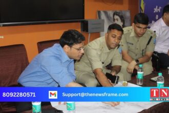 जिला निर्वाचन पदाधिकारी एवं वरीय पुलिस अधीक्षक की संयुक्त निरीक्षण यात्रा, को-ऑपरेटिव कॉलेज की तैयारियों का जायजा