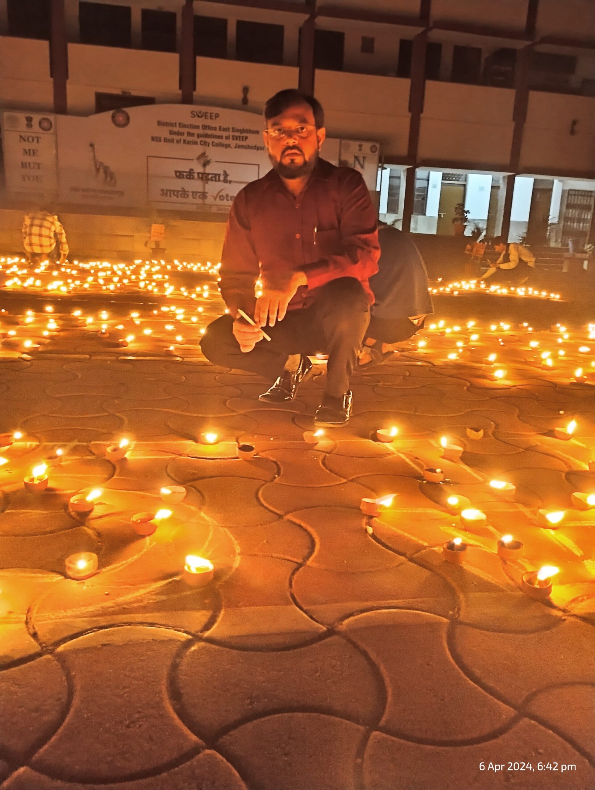 जमशेदपुर में करीम सिटी कॉलेज में मतदाता जागरूकता कार्यक्रम