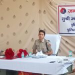 भिवाड़ी पुलिस अधीक्षक सुश्री ज्येष्ठा मैत्रेई ने की जनसुनवाई।