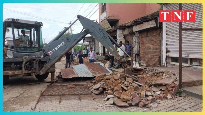 भिवाड़ी में बीड़ा सीईओ सलोनी खेमका के नेतृत्व में अवैध अतिक्रमणकारियों के खिलाफ कार्यवाही