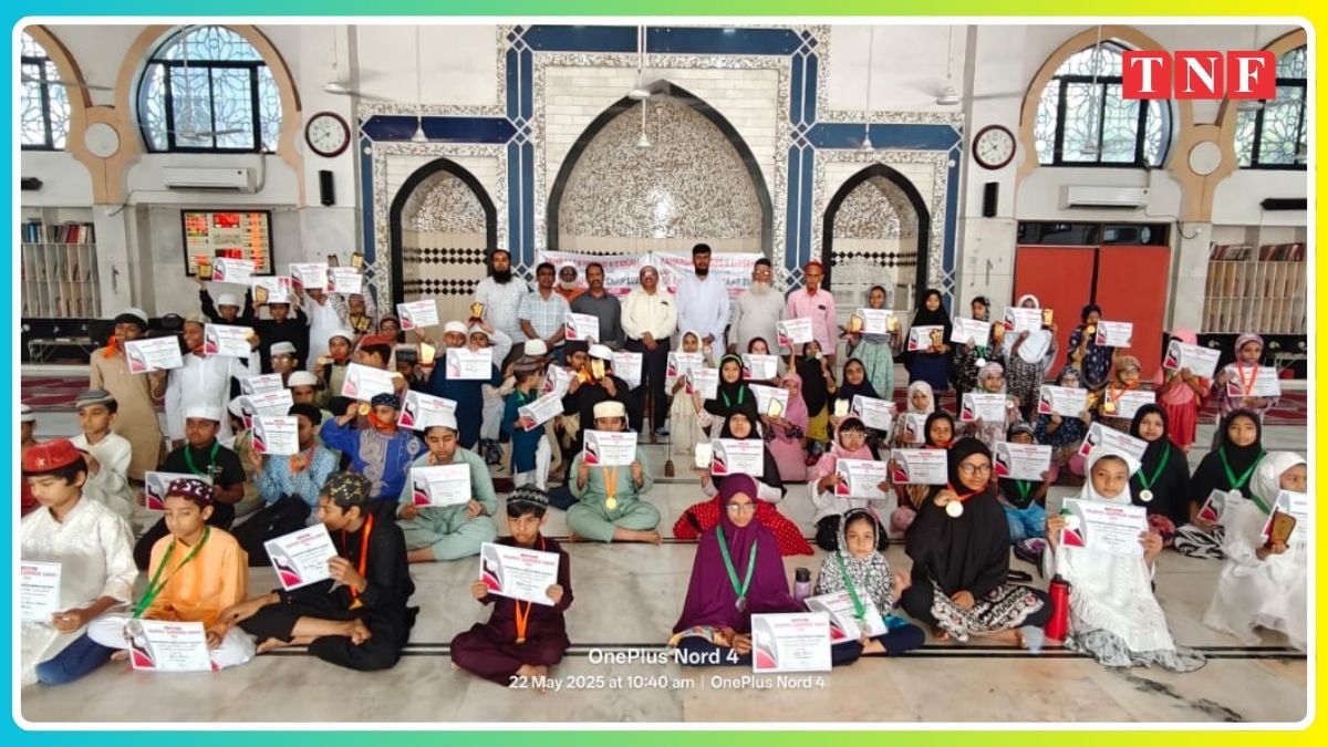 आम बगान मस्जिद एवं ईदगाह कमेटी जमशेदपुर द्वारा आयोजित इस्लामिक समर कैंप 2025 का सफलतापूर्वक समापन 114 THE NEWS FRAME