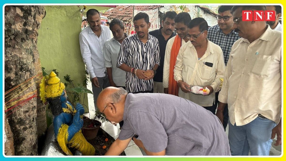 सरयू राय ने किया टिनशेड निर्माण कार्य और सौंदर्यीकरण कार्य का उद्घाटन 113 THE NEWS FRAME