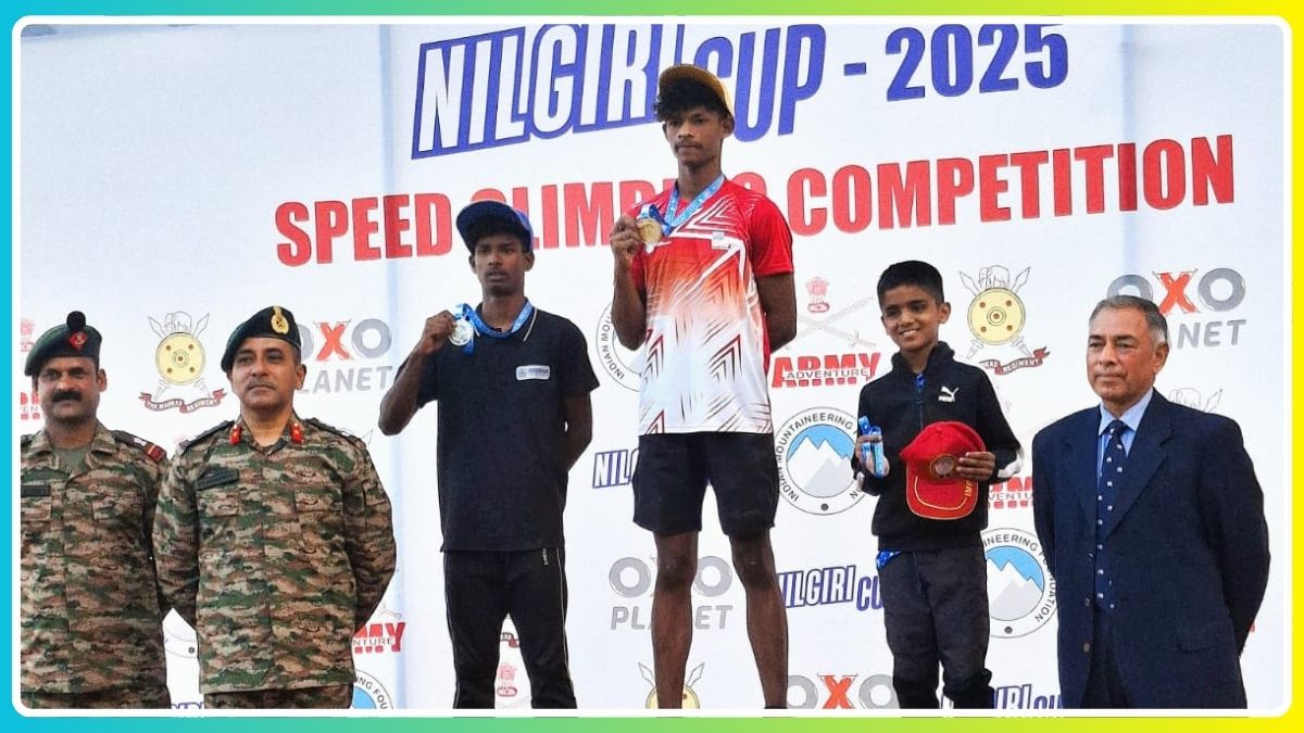 TATA Steel Adventure Foundation (TSAF) Sport Climbing Academy ने आईएमएफ नीलगिरी स्पीड क्लाइंबिंग कप पर जमाया कब्ज़ा 114 THE NEWS FRAME