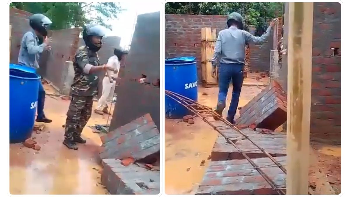 अबुआ आवास योजना पर वन विभाग का वार! गिरिडीह के खेतको गांव में गरीब महिला के निर्माणाधीन आवास को ध्वस्त किया गया, सोशल मीडिया पर वीडियो वायरल 112 THE NEWS FRAME