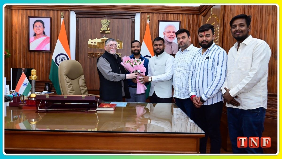 Meeting with His Excellency the Governor भाजयुमो अध्यक्ष नितीश कुशवाहा ने महामहिम राज्यपाल से की मुलाकात, JPSC सहित युवाओं की समस्याओं पर सौंपा ज्ञापन 112 THE NEWS FRAME