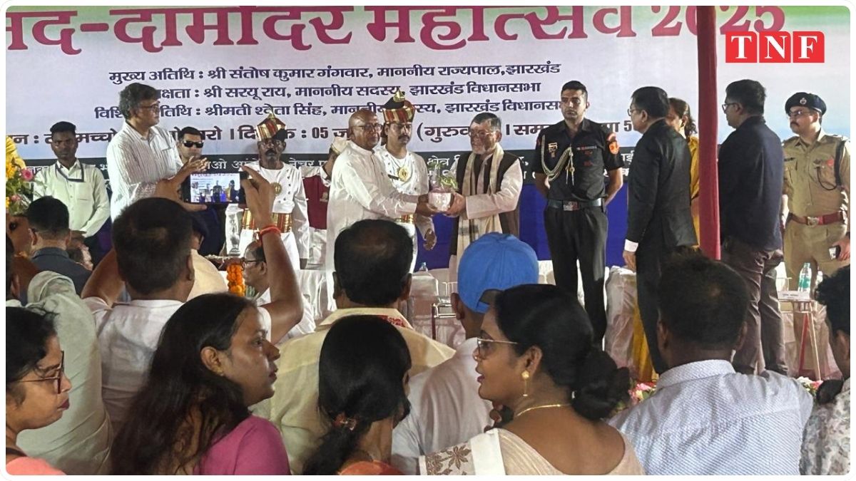 बोकारो में राज्यपाल संतोष गंगवार ने सरयू राय की तारीफ की, बोले- राय जी ने बड़ा काम अपने हाथ में लिया 113 THE NEWS FRAME