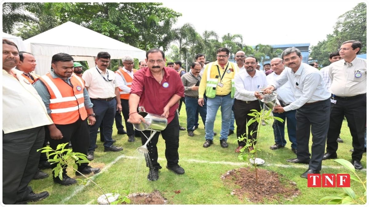 विश्व पर्यावरण दिवस पर TATA STEEL जमशेदपुर वर्क्स में 400 पौधे लगाए गए 113 THE NEWS FRAME