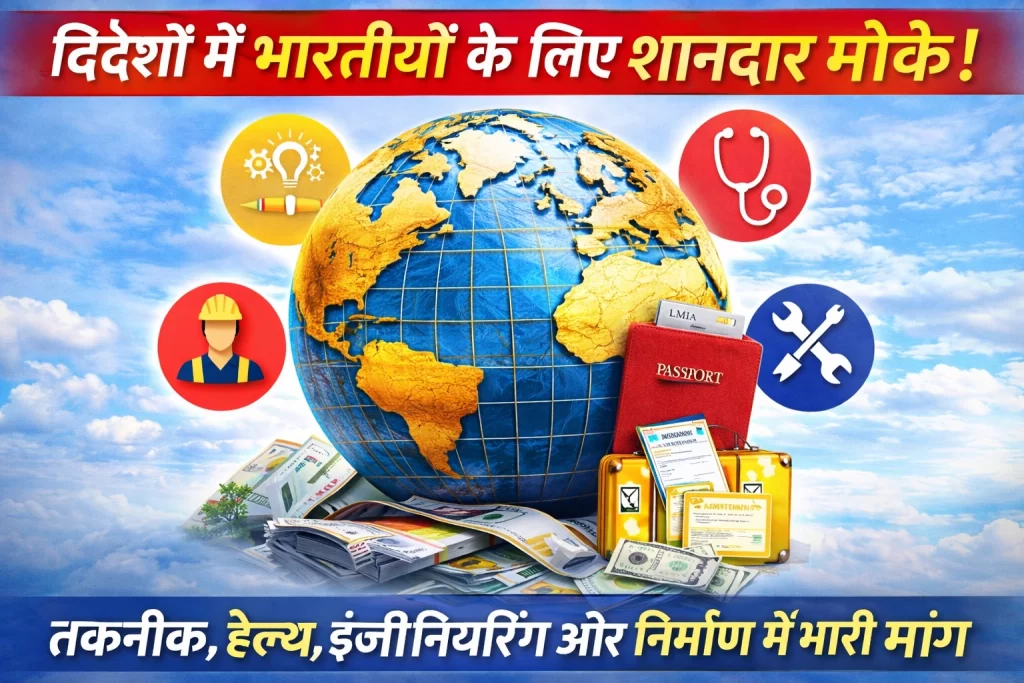 विदेशों में भारतीयों के लिए JOB बूम! जर्मनी-कनाडा-UAE दे रहे आसान वीजा और बड़े पैकेज, जानिए कैसे मिलेगा मौका