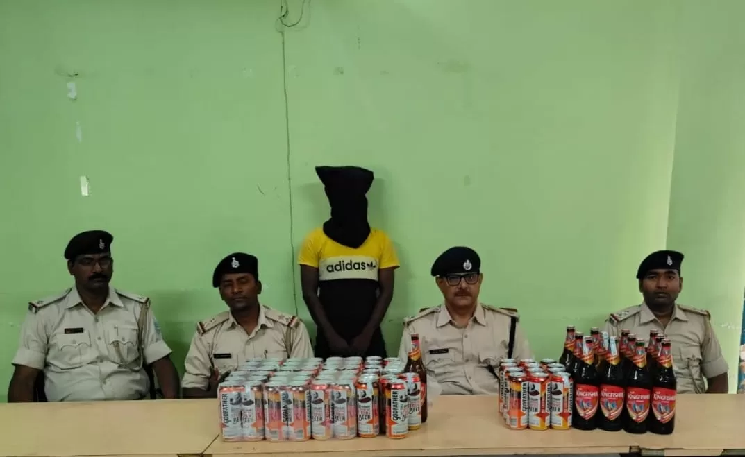 अवैध शराब के खिलाफ छापेमारी