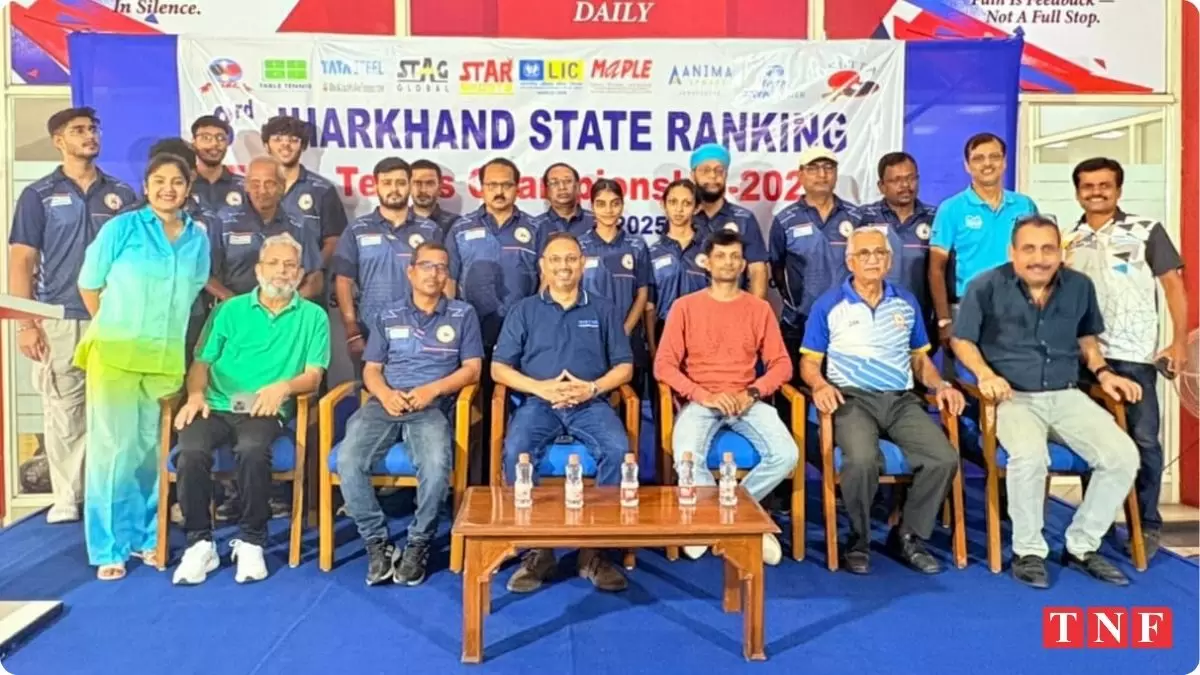 3rd झारखंड राज्य रैंकिंग टेबल टेनिस चैंपियनशिप का शुभारंभ