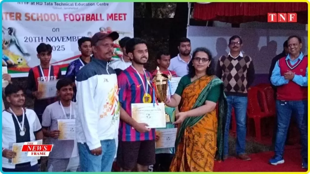 NTTF गोलमुरी में इंटर स्कूल फुटबॉल मीट का सफल आयोजन 5 THE NEWS FRAME
