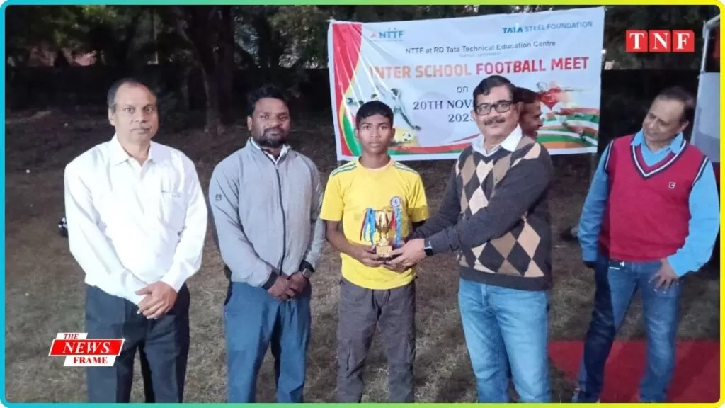 NTTF गोलमुरी में इंटर स्कूल फुटबॉल मीट का सफल आयोजन 4 THE NEWS FRAME